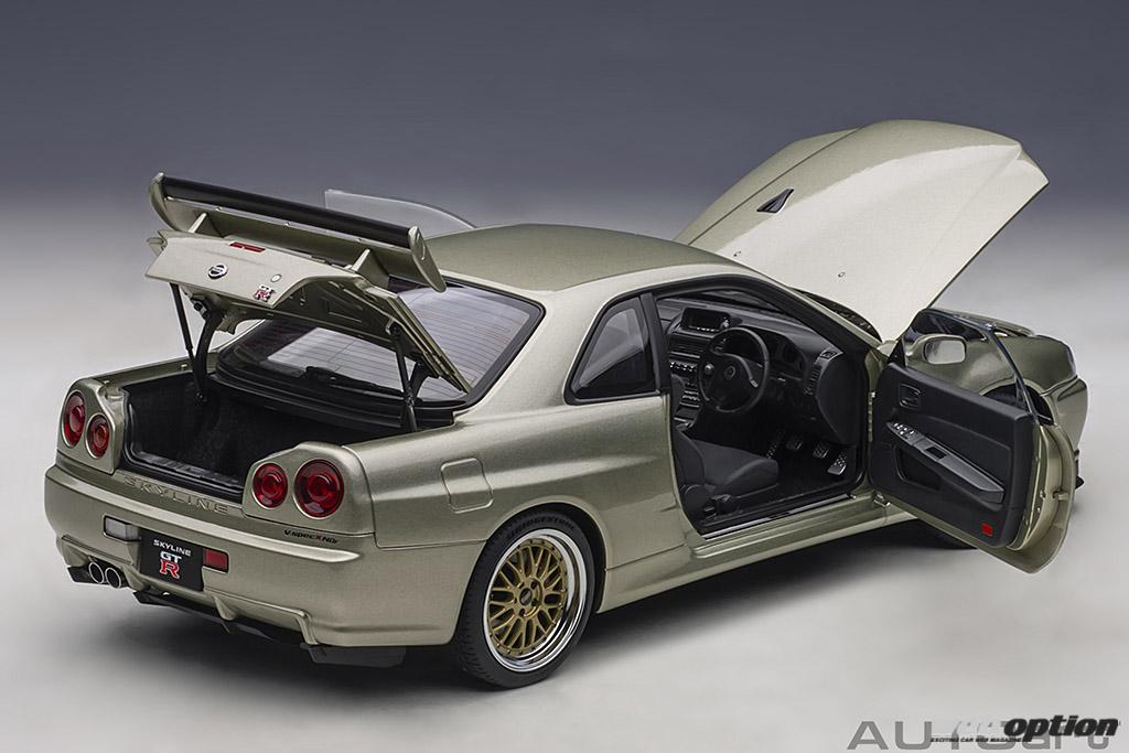 これがオートアートの本気か 超精巧なr34スカイラインgt R Vスペックiiのモデルカー登場 Web Option 自動車情報サイト 新車 中古車 Carview