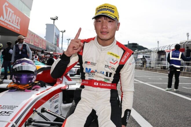 トヨタ育成の鈴木斗輝哉、スーパーフォーミュラ鈴鹿テストへの参加が決定。FIA F4王者がSF初ドライブ掴む