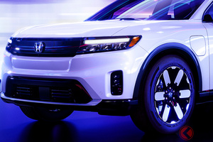 ホンダ、新型SUV「プロローグ」世界初公開！ 「Honda」強調ロゴ採用の大きめボディ　2024年に北米発売