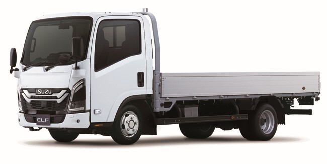国産小型トラックの最量販車「いすゞ・エルフ」の2WDモデルが先進安全装置の検知性能の向上および機能の拡充を実施