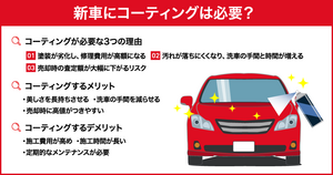 新車にコーティングは必要？メリット・デメリット・施工方法まで徹底解説！