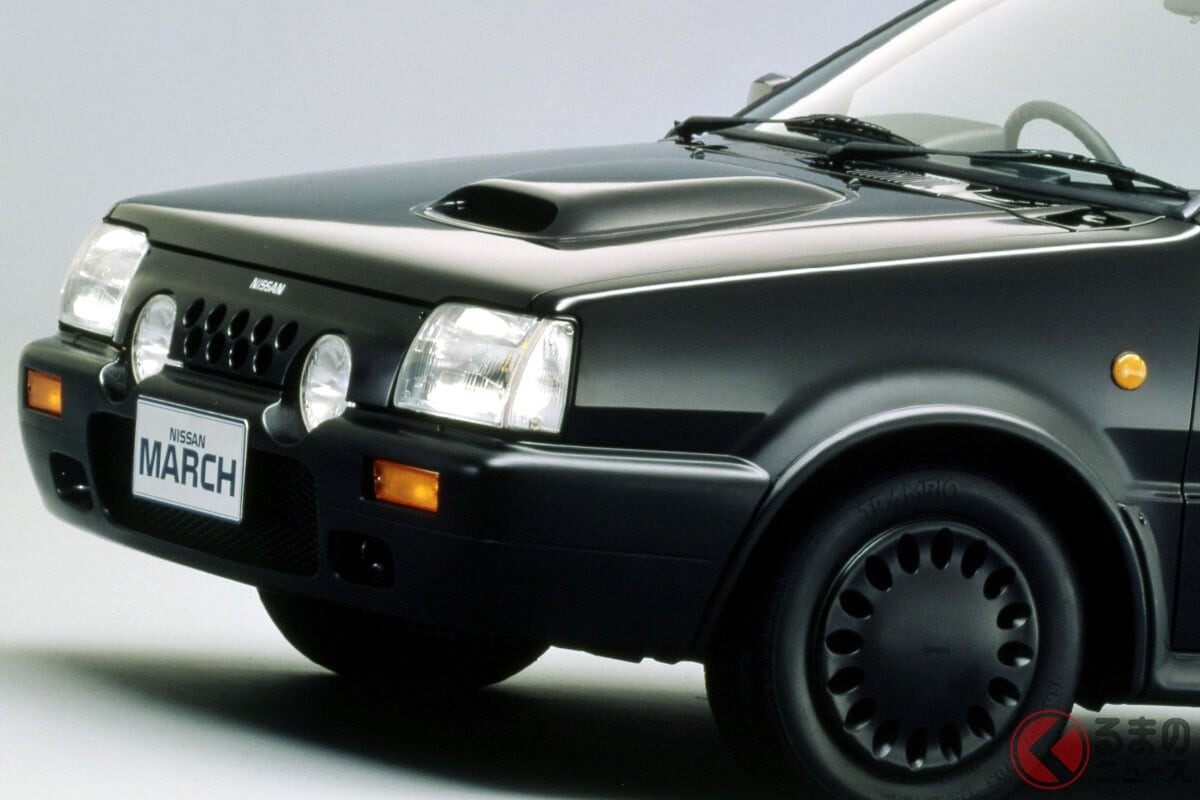 日産「マーチ」の“暴れん坊モデル”がスゴかった！ 990ccエンジンに市販車唯一の“ツインチャージャー”搭載!? 初代モデルの過激仕様「スーパーターボ」とは！