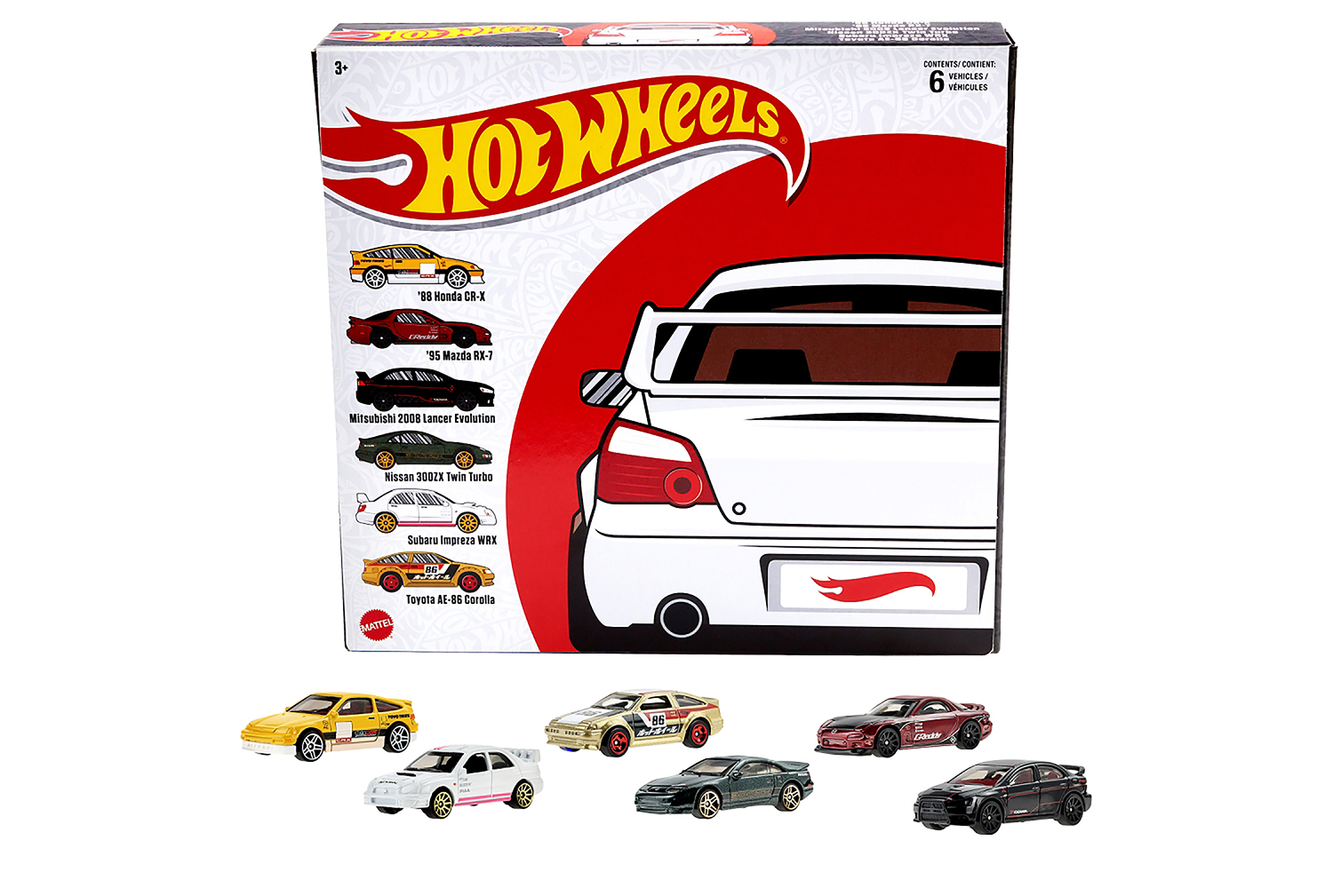 大人気な日本車がチューニングカー仕様で6台1セットに ホットウィールより新作マルチパックが新登場 Web Cartop 自動車情報サイト 新車 中古車 Carview