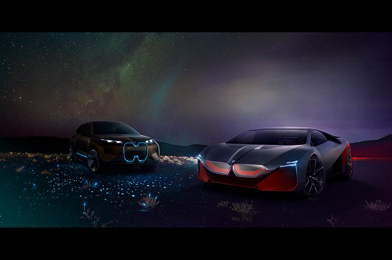 独BMW、ビジョン M NEXTを世界初公開。未来のスポーツドライビングを具現化