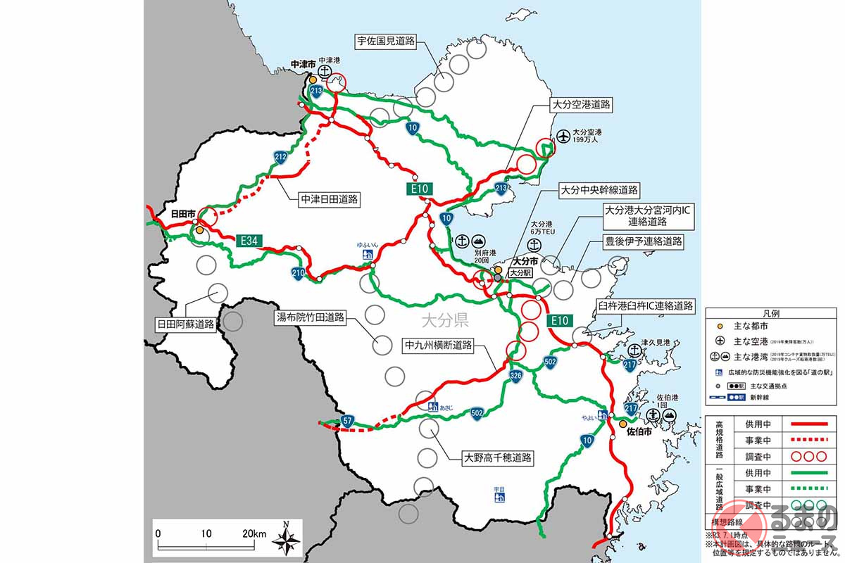 さらに南へ延びる東九州道！ 2022年度に宮崎で18km開通へ 日南市までが一本につながり13分短縮