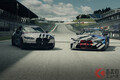 キドニーグリルが超デカっ！　BMW新型「M4クーペ」とレース仕様「M4 GT3」登場