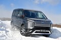 三菱デリカD:5　雪上テスト、走破性は　新型／ディーゼルの価値も検証