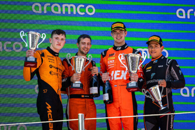 不運を乗り越え、今季2勝目を挙げたフェルシュフォー「優勝できるとは思わなかった」／FIA F2第6戦レース1