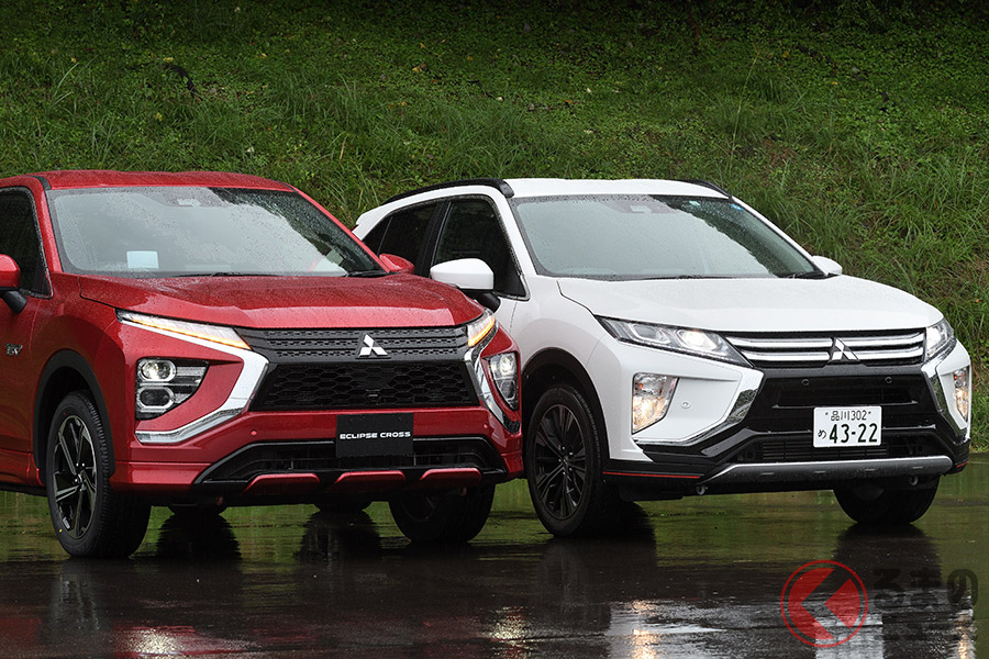 瞬発力は ランエボx 並み 新型suv エクリプスクロスphev は三菱らしさ凝縮の痛快4wd 新旧モデルを比較 くるまのニュース 自動車情報サイト 新車 中古車 Carview