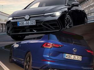 VW『ゴルフR』と『ゴルフRヴァリアント』にブラックカラーの限定車が登場