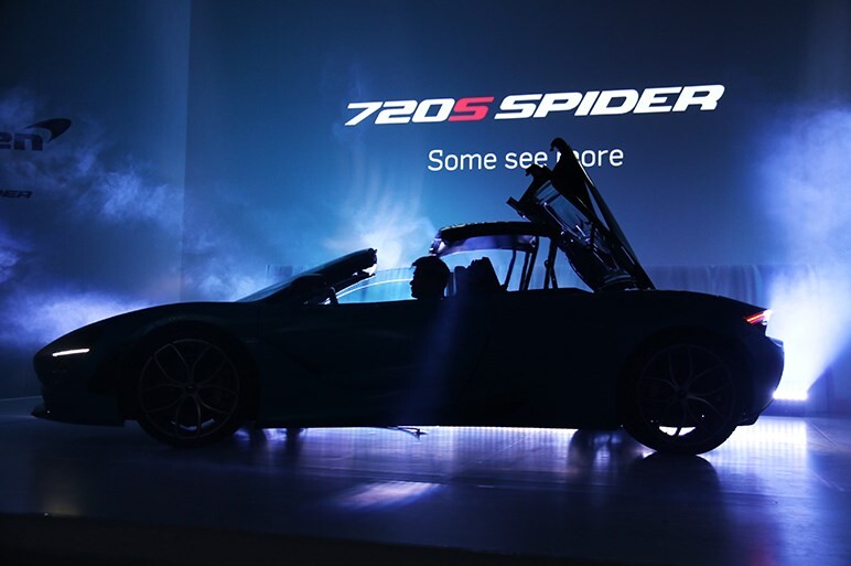 屋根は開けても性能落とさず。マクラーレン 720Sスパイダー日本初披露