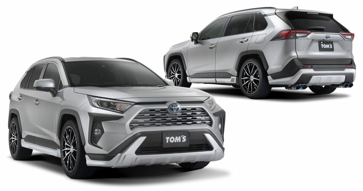 新型RAV4【ボディキットがデビュー】トムスが提案するカスタムはオフ系タフなデザインなのにスポーティ！