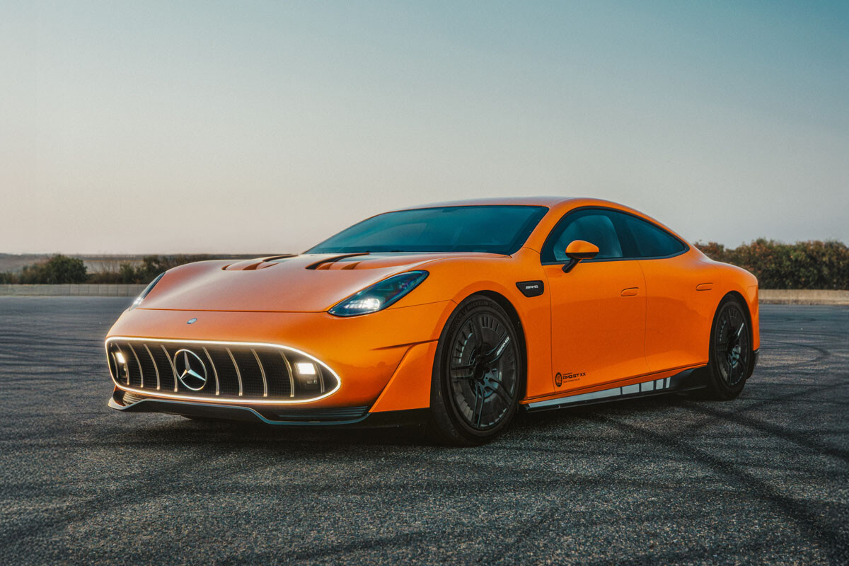 【JMS2025】メルセデス・ベンツが日本初公開のEVスーパースポーツ「コンセプトAMG GT XX」を展示［出展情報］