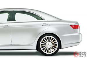 三菱の「“最上級”4ドアセダン」がスゴい！ 和テイストな「すっきりデザイン」×全長5m級の「超ひろびろサイズ」！ 2007年発表の“貴金属”風エクステリアも超カッコいい“究極”GTカー「コンセプトZT」に注目