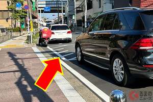 「なんでスペース空けてるの？」 無理やり入る人は「免許返納したほうが…」 「謎の斜線エリア」何のため？ ハンドル握るなら知るべき空間とは　元警察官が解説