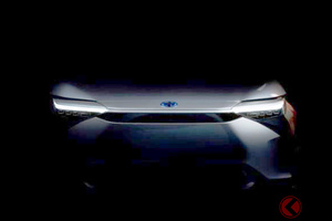 トヨタ新型EV SUVや「クラウンSUV」発表間近！ 新顔デザイン先行公開＆上海で正式発表！