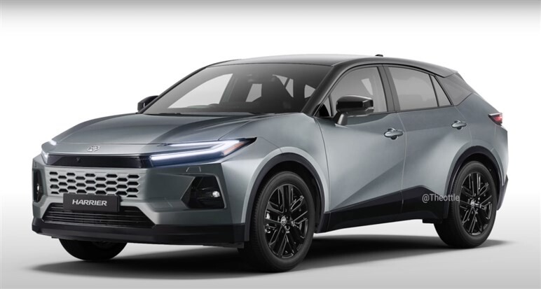 次期「ハリアー」はやっぱりあった！ 新開発の 1.5L ターボエンジンを採用したクーペSUVに大幅進化…27年登場か