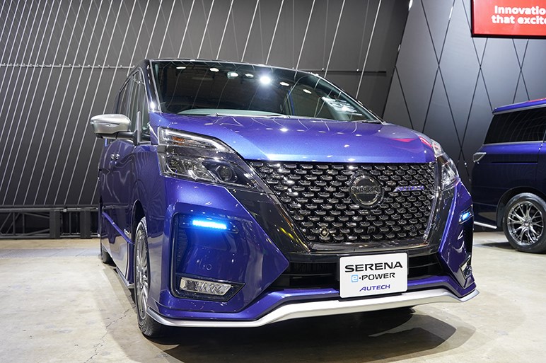 オーテックはセレナe Powerの車中泊仕様とエルグランドのコンセプトモデルを展示 東京オートサロン Carview 自動車情報サイト 新車 中古車 Carview