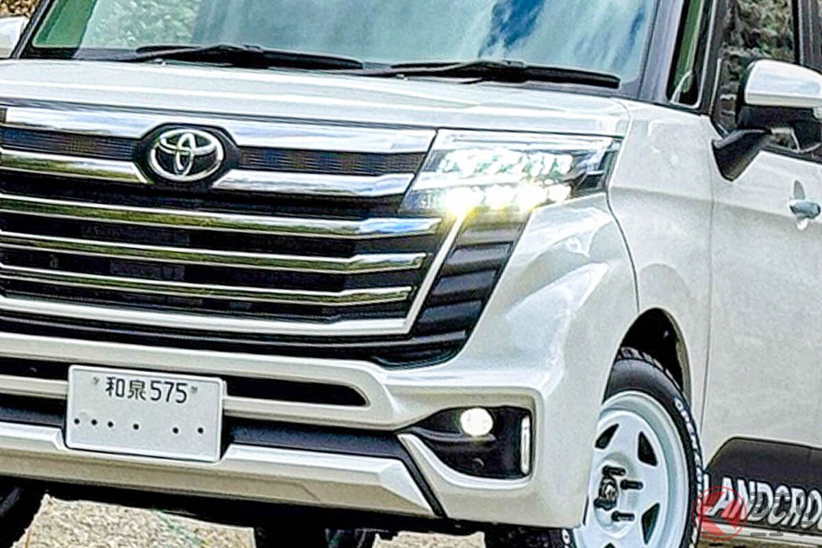 ルーミー　希少 ランクル顔”のトヨタ「ルーミー」!? まさかの本格SUV化された