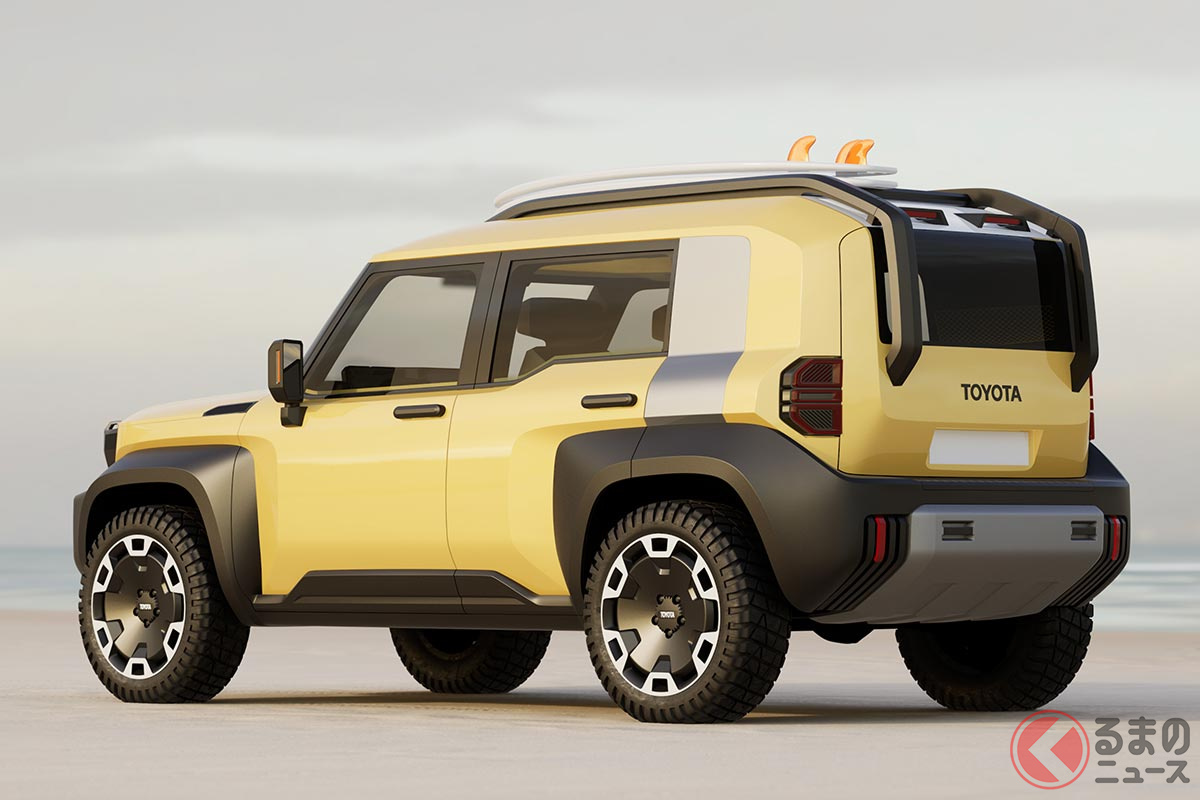 トヨタの新型 ミニランクル はオフロード感スゴい 本格四駆 コンパクトクルーザーev 登場に期待しかない くるまのニュース 自動車情報サイト 新車 中古車 Carview