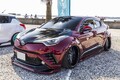 SUVとは思えないほど限界車高に！ トヨタ「C-HR」はエアサスと調整式アームでクーペルックなスタイルに大変身