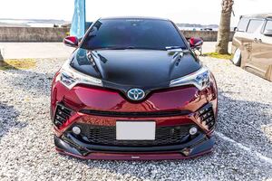 SUVとは思えないほど限界車高に！ トヨタ「C-HR」はエアサスと調整式アームでクーペルックなスタイルに大変身