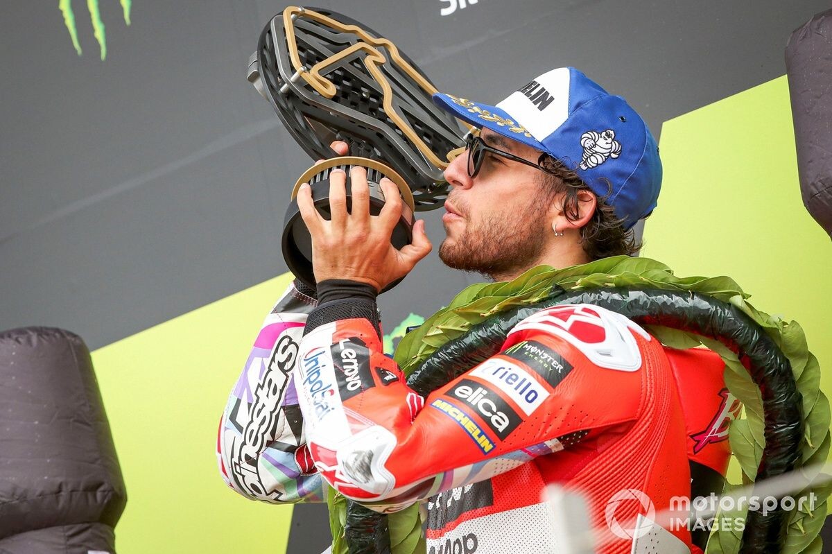 【MotoGP】バスティアニーニ、好調イギリスGP勝利も今季でクビ……「ドゥカティの決断は理解できない。尊重はするけど」