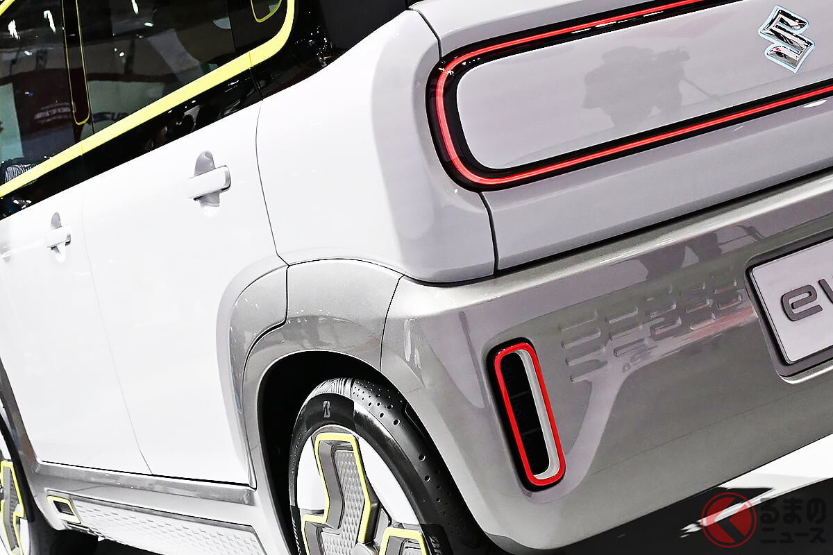 スズキ「“次期”ハスラー」!? 精悍「軽ハイトワゴン“SUV”」に注目！ スゴい「新パワートレイン」搭載の「eWX」コンセプト 市販化にも期待大！
