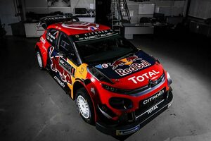 WRC：シトロエン、2019年仕様のC3 WRCを公開。復活したレッドブルロゴが存在感放つ