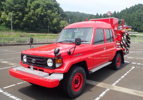 走行9000km台 トヨタ ランドクルーザー消防車 ディーゼル Mt 官公庁オークションに 予定価格10万円 Autocar Japan 自動車 情報サイト 新車 中古車 Carview