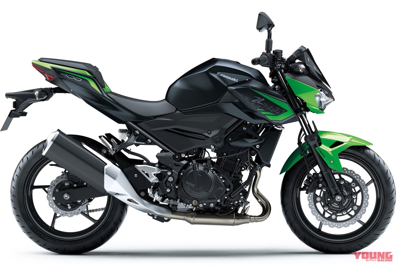 48馬力の軽快400ccネイキッド カワサキ Z400 に21年ニューカラー登場 Webヤングマシン 自動車情報サイト 新車 中古車 Carview
