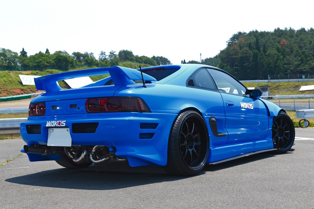 ランボ純正スカイブルー仕様の超美麗mr2 Sw 登場 音質と魅せるに拘ったマフラーはもはや芸術品だ Web Option の写真 自動車情報サイト 新車 中古車 Carview