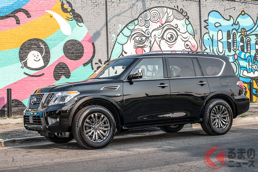 戦艦並の巨大suv 全長5m超えの アルマダ 日産の黒船モデル くるまのニュース 自動車情報サイト 新車 中古車 Carview