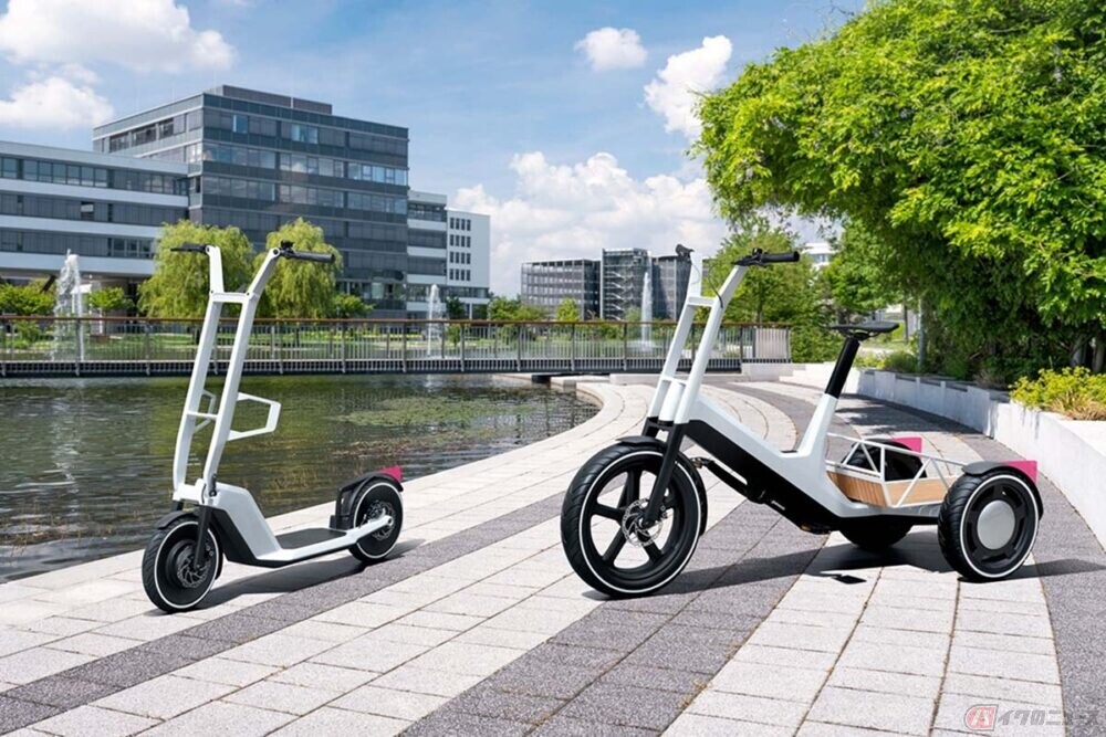BMW「Concept DYNAMIC CARGO」「Concept CLEVER COMMUTE」公開 未来を見据えた電動モビリティのコンセプトモデル