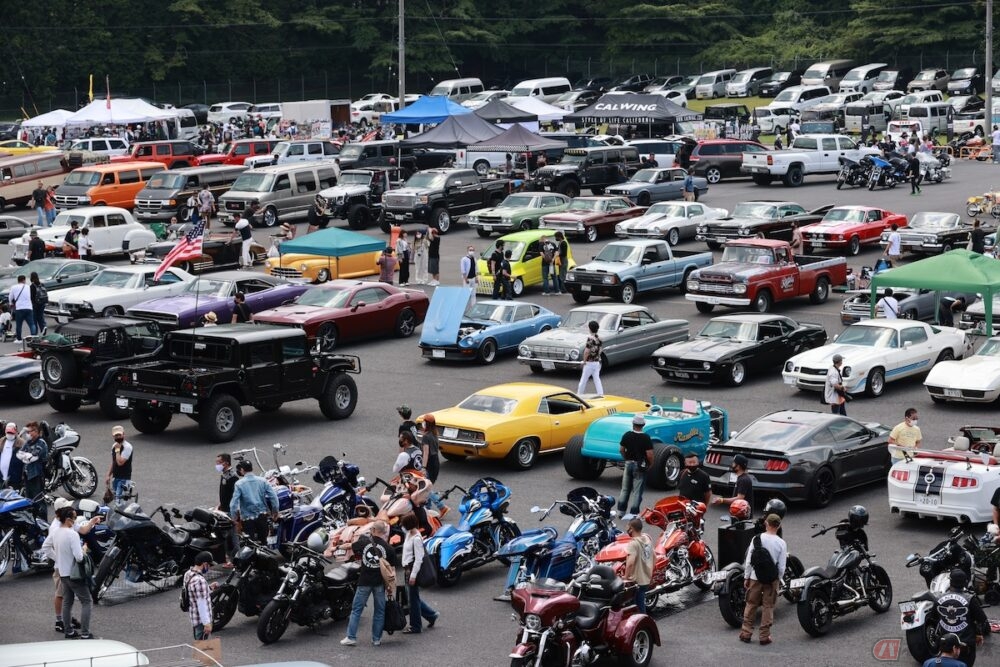 アメ車とハーレーをはじめとするアメリカンカルチャーのイベント Ikura S アメリカンフェスティバル21 が開催 Ikura クレイジーケン 横浜銀蝿40周年のスペシャルライブも披露 バイクのニュース 自動車情報サイト 新車 中古車 Carview
