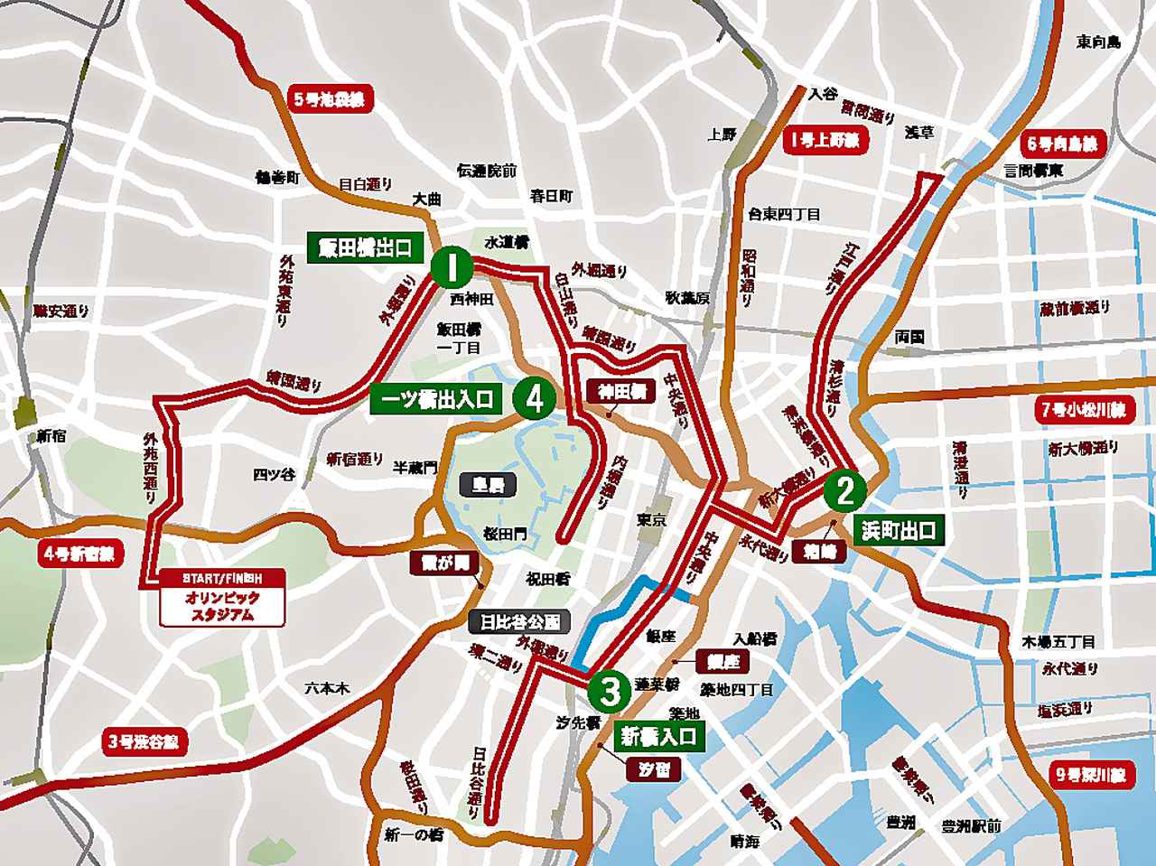交通規制情報 21年9月5日 一般道と首都高で東京パラリンピック マラソン競技に伴う交通規制 Webモーターマガジン 自動車情報サイト 新車 中古車 Carview