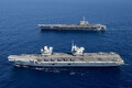 “ド派手な艦隊”が豪州沖に登場！ 米英空母に日本の護衛艦も加わった“前例のない演習”