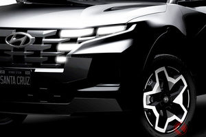 未来感溢れるキラ顔4WD！ 新型「サンタクルス」2021年4月中旬に世界初公開！ 米国で生産へ