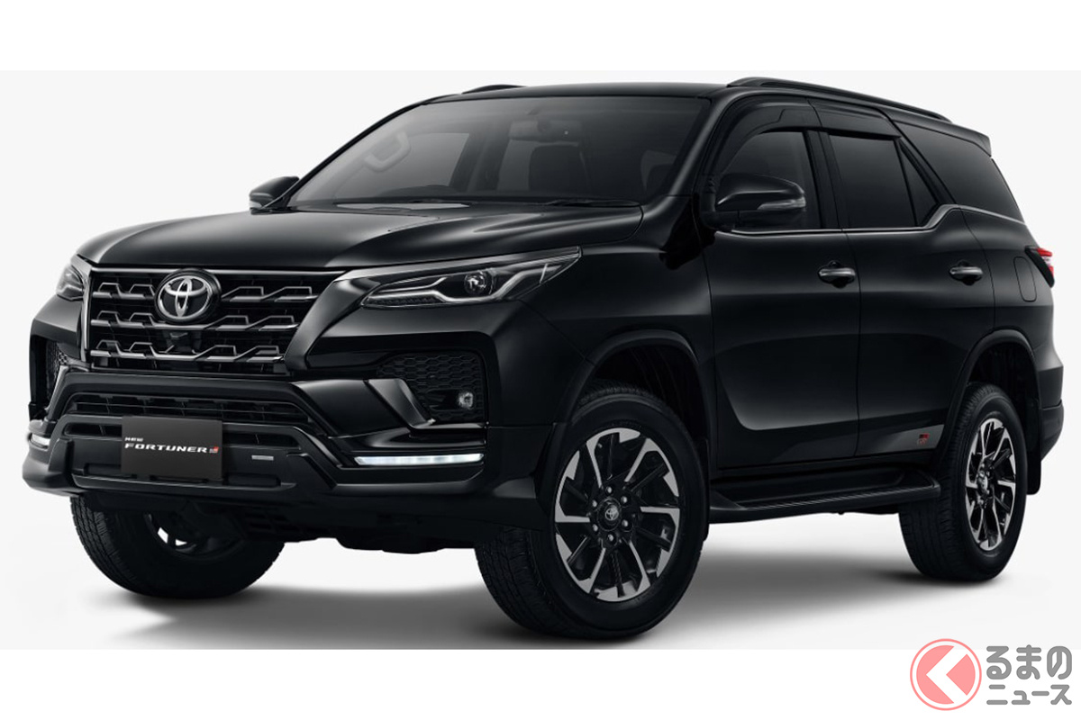 トヨタ新型「フォーチュナーGRスポーツ」発表！ 4WD追加した強力3列SUV 
