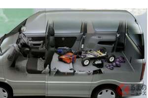 約131万円で7人乗りの「“ちいさい”ミニバン」！ ダイハツの軽商用車「アトレーワゴン」から派生したトヨタ「スパーキー」はどんなモデル？ 実際の使い勝手は？