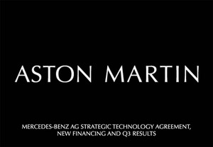 メルセデス・ベンツがアストン・マーティンとの提携を強化