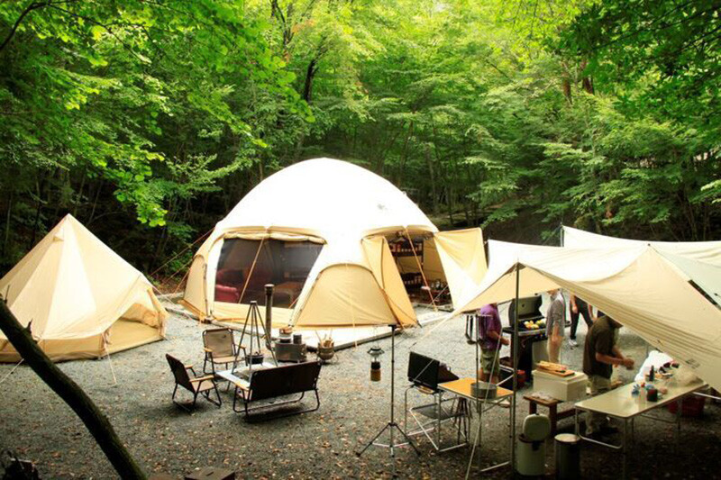 富士河口湖畔のキャンプ場「CAMP AKAIKE（キャンプ あかいけ）」今シーズンの営業を4/23スタート！