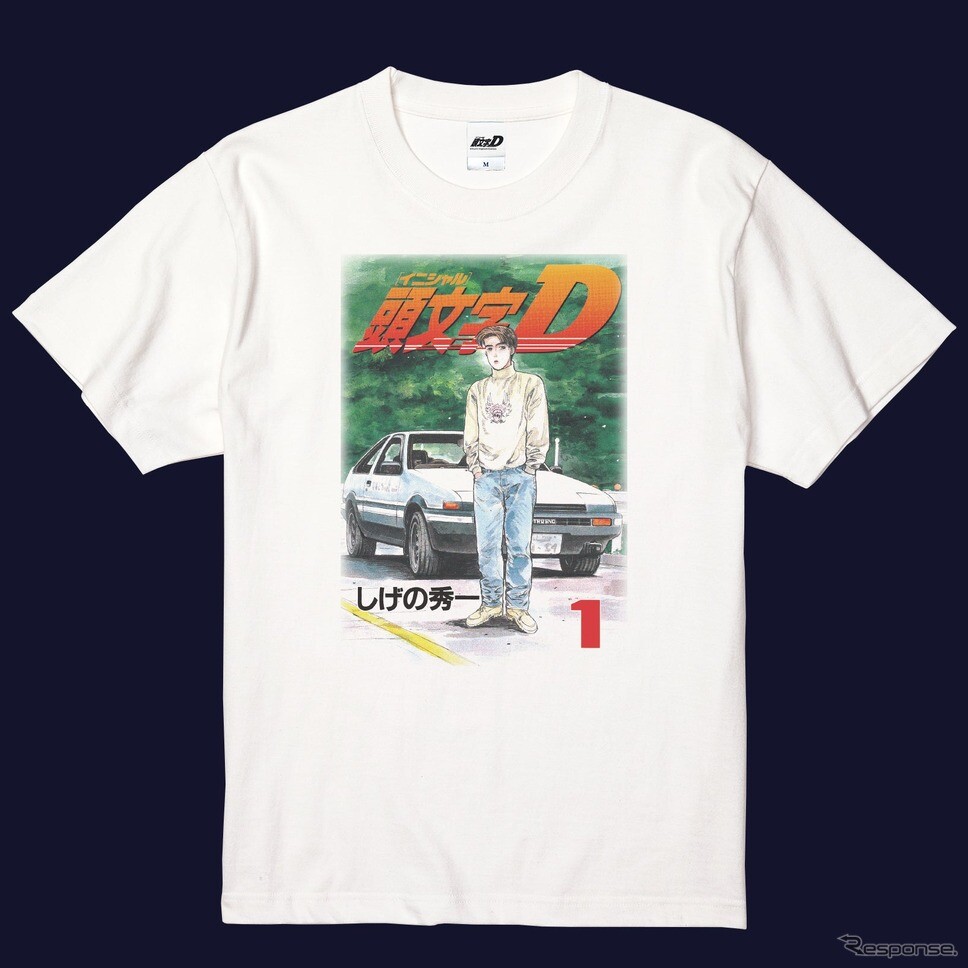 『頭文字D』の第1巻表紙がモチーフ、コットン100％Tシャツ登場