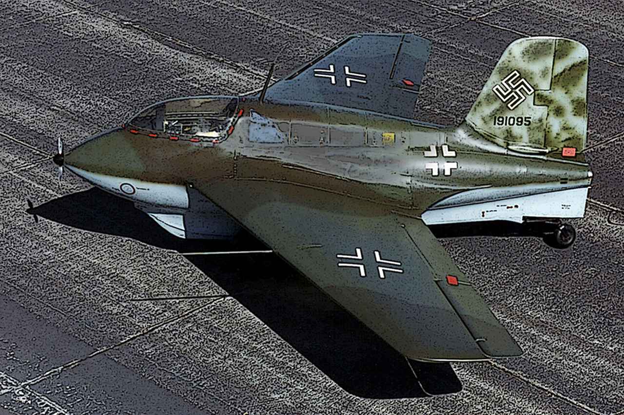 モンスターマシンに昂ぶる 31 最初で最後のロケットエンジン戦闘機 Me163 と日本の 秋水 Webモーターマガジン 自動車情報サイト 新車 中古車 Carview