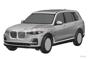 BMW新大型SUV「X7」　量産仕様のデザイン、パテント情報で判明か