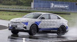 アルピーヌの電動スポーツ『A390』、5月27日デビューに向け最終テスト