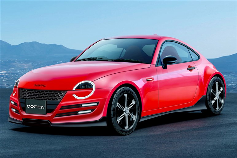 【軽、辞めます】次期ダイハツ「コペン」は小型車化＆1.3L搭載へ！ FR化＆6速MTで価格は200万円台後半か