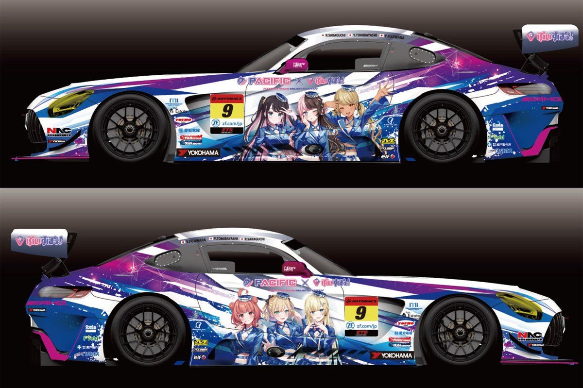 ぶいすぽっ！　pacific racing スポンサー限定グッズ　橘ひなの　F ぶいすぽっ！ Pacific Racing 橘ひなの BIGアクリルスタンド