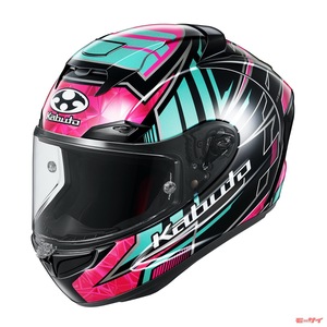 【カブト】のフラッグシップフルフェイス「F-17」に、新グラフィック「VELLIO」が追加！シャープなラインで、67,100円！