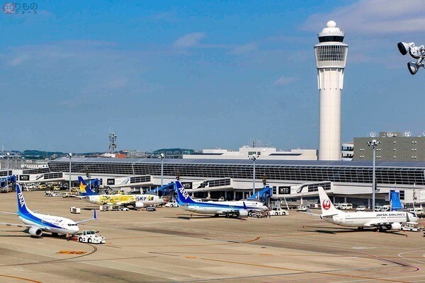 「凄すぎる」 中部空港に出現の「滅多に見られない貴重な光景」とは ”ド迫力”っぷりにSNSも歓喜